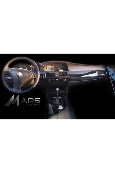Marscockpitdesign بي إم دبليو إي60 إي61 2004-2009 17 قطعة من الكونسول - تغليف...
