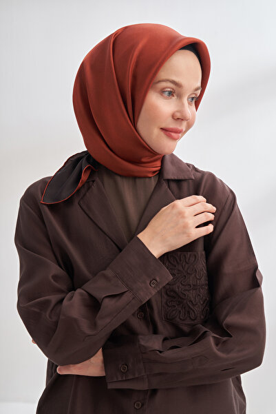 ARMANDA Premium İpek Serisi - Çift Taraflı %100 Twill İpek Eşarp - İki Renk K...