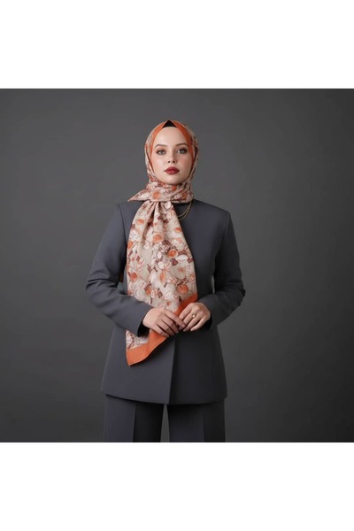 TAMA Turuncu Yapraklı Şal