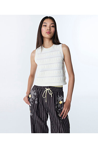 Twist ÇİÇEK NAKIŞLI AJURLU TRİKO