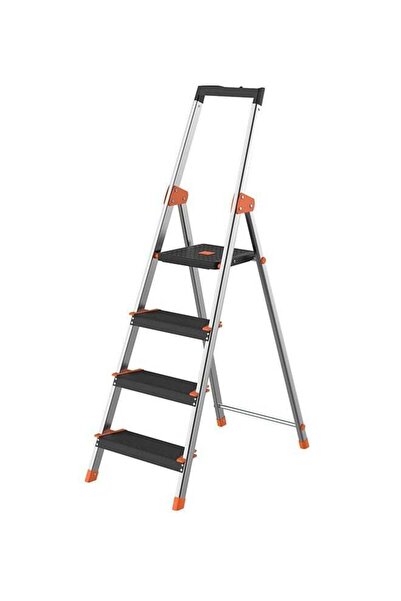 homez 4 Step Foldable Aluminium Ladder 150KG Capacity