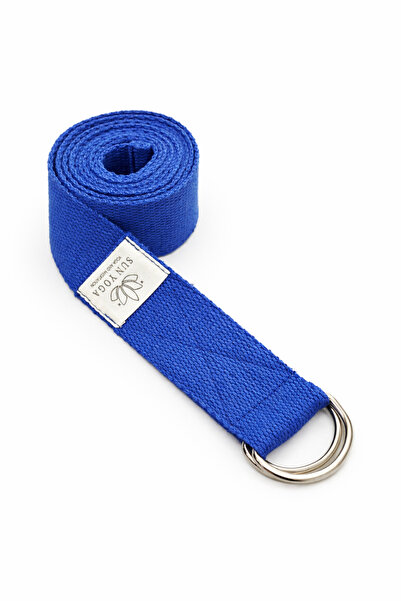 SUNYOGA Natural bumbac organic Yoga Pilates curea și albastru cobalt culoare ...