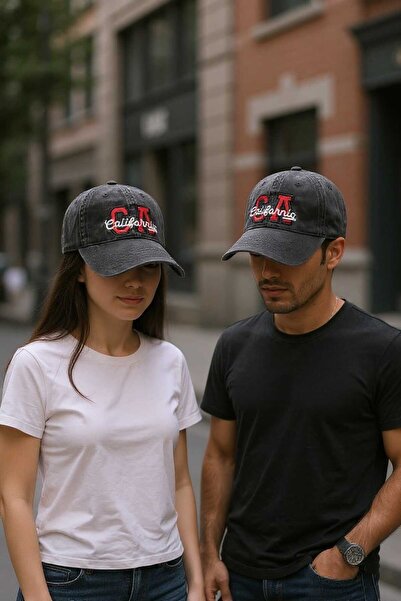 Aware Time Unisex Özle Yıkama Kot Kep Şapka