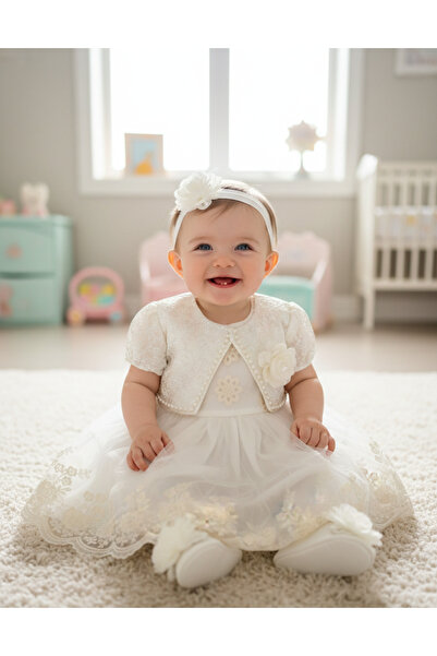 Harry&Millie طقم فستان مولوت مع بوليرو للفتيات الصغيرات، فستان هدية للأطفال ح...