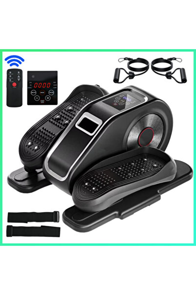 BLINE جهاز تمارين الساقين تحت المكتب، جهاز تمارين بيضاوي كهربائي، شاشة LCD مج...