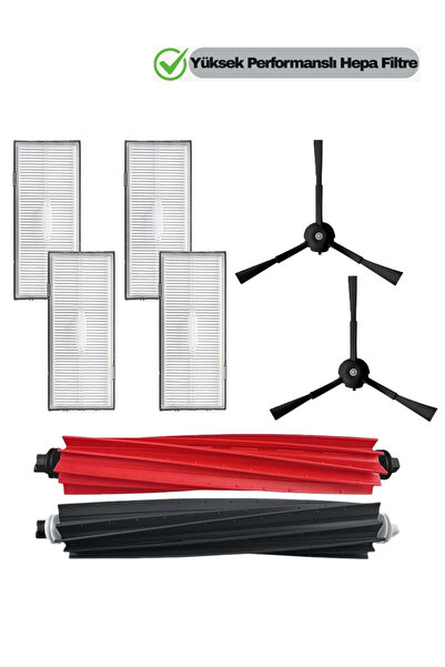 RotRever Roborock S8 S8 Pro Ultra S8+ (NU S8 PRO) Perie compatibilă, set de p...