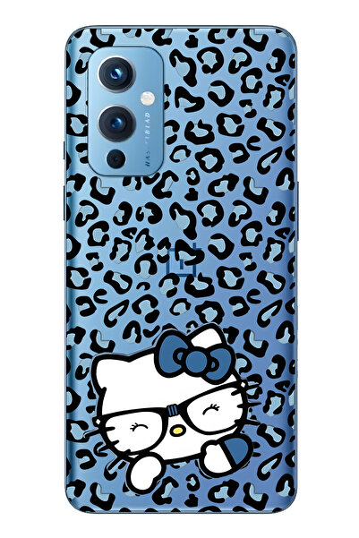 FLAMENKO حافظة هاتف شفافة متوافقة مع ون بلس 9 كيتي منقوش