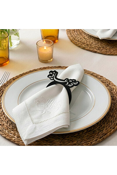 iwa concept Σετ 6 τεμαχίων Ξύλινη θήκη χαρτοπετσετών με σχέδιο Divani και επι...