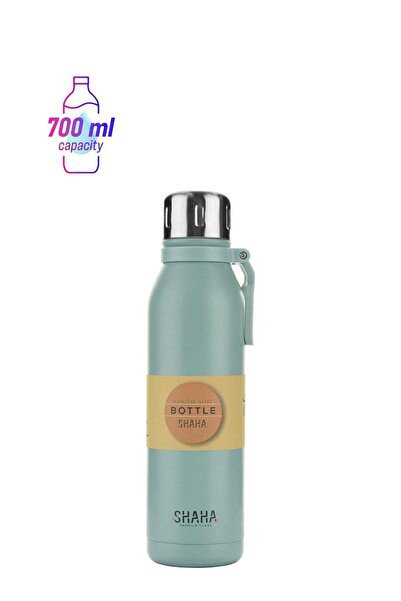 SHAHA Stainless Steel Vacuum Bottle 700ML Blue