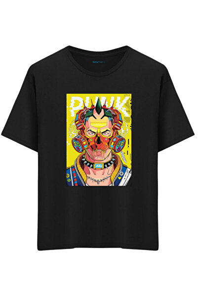 BetterThanCo No Patience Printed Crew Neck Oversized T-Shirt