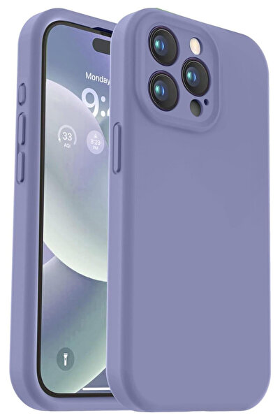 OEM Soft Touch Silicone Case, Microfiber, Camera Protection, for iPhone 15, L...