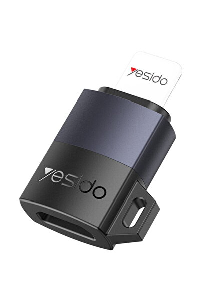 Yesido Adaptor Type-C la Lightning cu Functia OTG - (GS27) - Grey