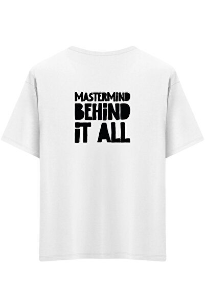 BetterThanCo تي شيرت ماسترمايند مطبوع ذو ياقة دائرية كبير الحجم