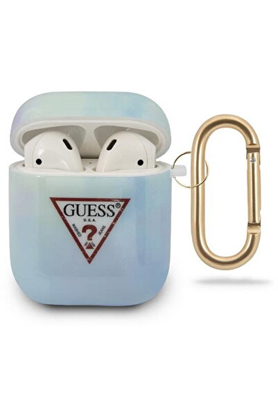 Guess GUACA2TPUMCGC02 AirPods cover blue/blue Tie &amp; Dye Collection
