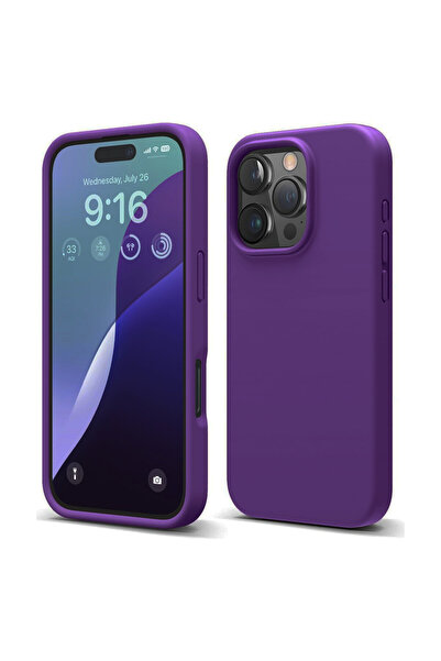 VERTEK Husa Silicon Soft Touch, Microfibra, Camera Bump, pentru iPhone 16 Pro...