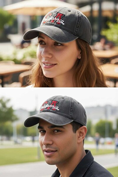 Aware Time Unisex Özle Washed Denim Cap Hat