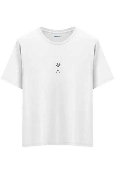 BetterThanCo Leđa me bole! Štampano okrugla kragna Oversize kroj T-shirt