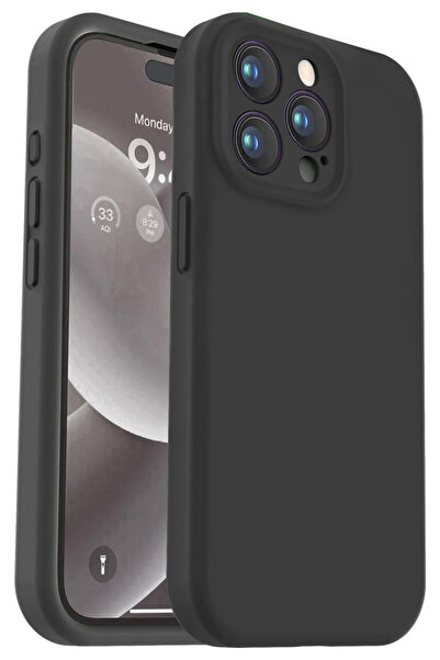 VERTEK Husa Silicon Soft Touch, Microfibra, Protectie Camere, pentru iPhone 1...