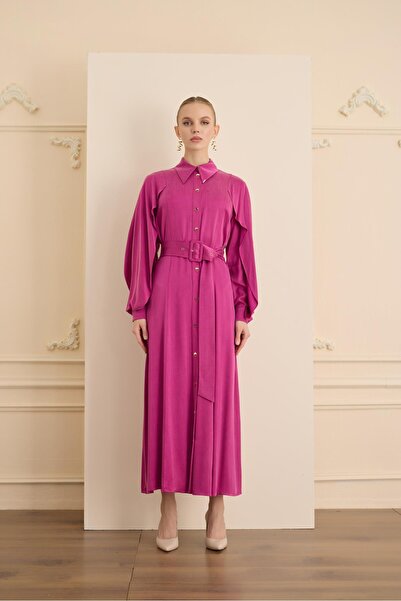 SENNA SOLEIL DRESS Fuşya