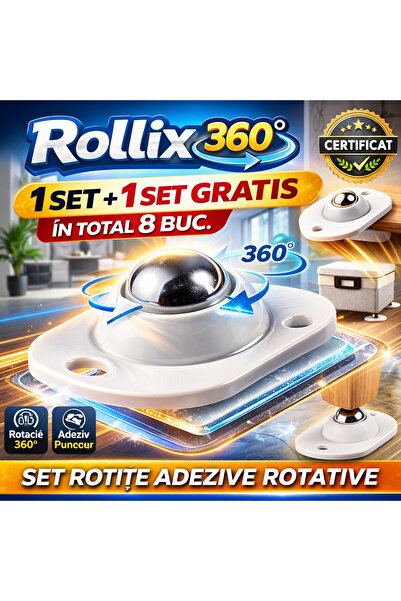 Rol Rollix 360 - Set of 4 rotating adhesive wheels