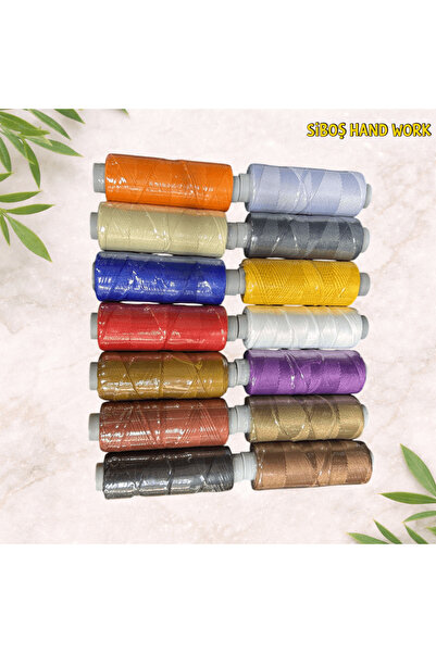 SibosHandWork Floş İplik 100 Metre Makrome Takı ve Bileklik Yapım İpi, Çanta,...