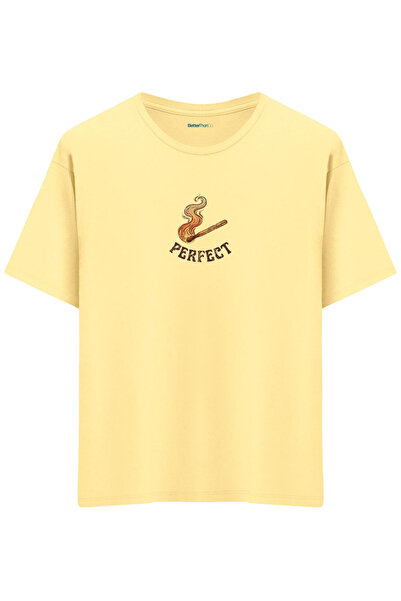 BetterThanCo Perfect! cu imprimeu guler rotund supradimensionat   tricou