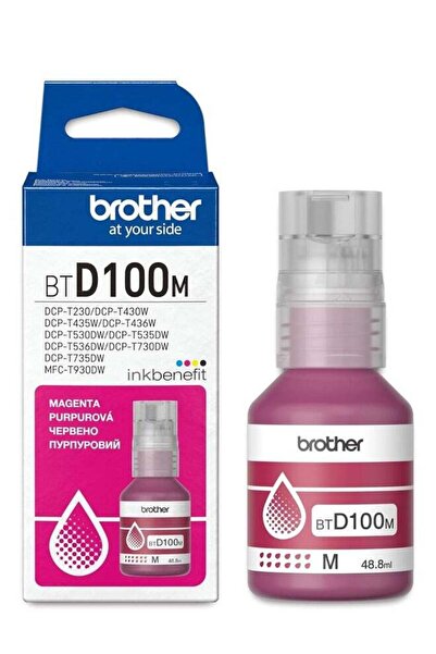 Brother BTD100M Ultra High Yield Ink Bottle MAGENTA for Ink Tank Printers