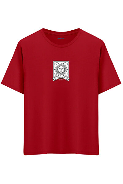 BetterThanCo My Day Printed Crew Neck Oversized T-Shirt