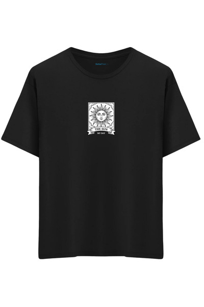 BetterThanCo Μπλουζάκι My Day με τύπωμα Crew Neck oversized