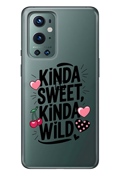 FLAMENKO حافظة هاتف شفافة متوافقة مع One Plus 9 Pro من نوع Kinda Sweet Kinda ...