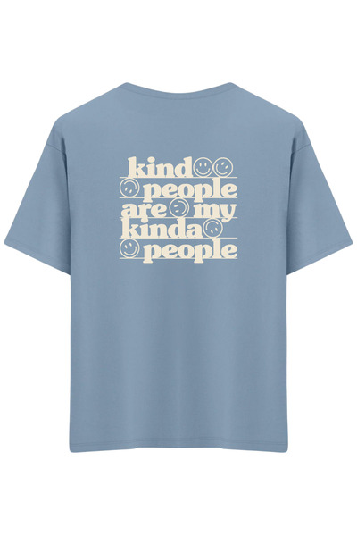 BetterThanCo Μπλουζάκι Be Kind με τύπωμα Crew Neck oversized