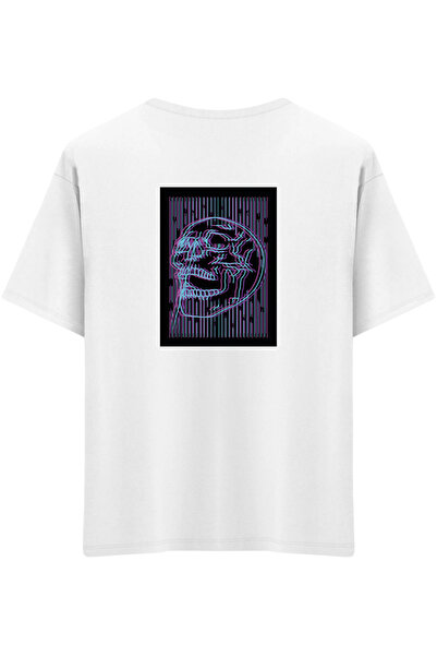 BetterThanCo Neon cu imprimeu guler rotund supradimensionat tricou