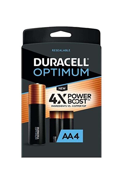 Duracell Optimum AA Batteries 4 Count Pack