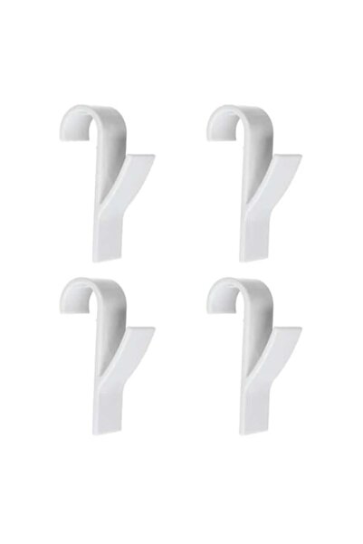 OEM Set of 4 radiator hooks, White, 9, 8x2, 4x6cm