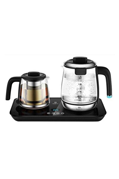 ClassPro Kettle & Tea Maker, 2 in 1, 1.7L, 2200W, Glass, Black