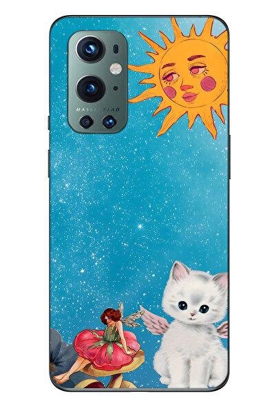 FLAMENKO حافظة هاتف شفافة متوافقة مع One Plus 9 Pro من نوع Sunny Fairy وAngel...