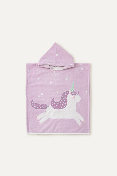 Casadora Baby Astra %100 Organik Pamuk İşlemeli Nakışlı Havlu Panço - 60x70cm