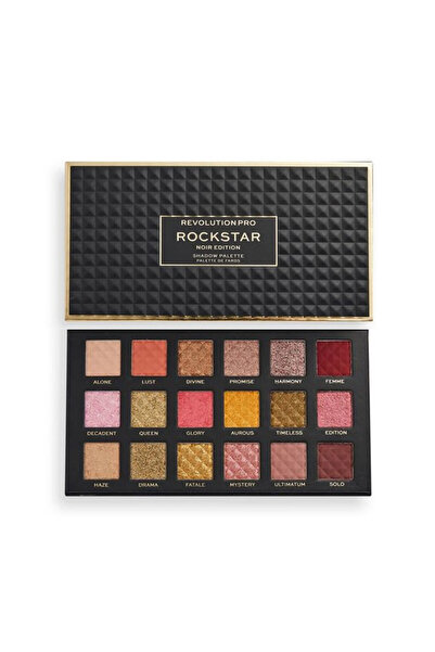 Revolution Makeup Pro - Shadow Palette Rockstar, 18 g, Eyeshadow Palette, Noir