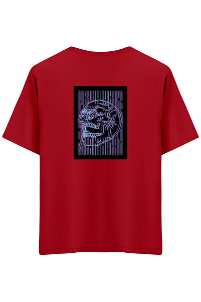 BetterThanCo Neon Printed Crew Neck Oversized T-Shirt