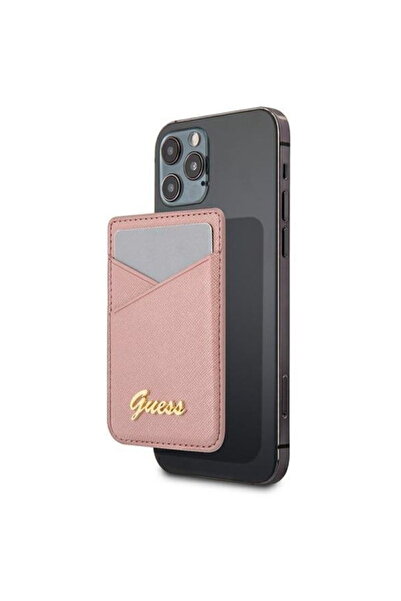 Guess Suport Card Saffiano Metal Logo Roz