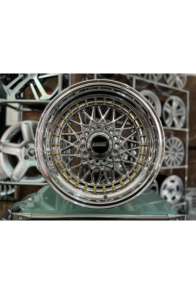 powcan 16 İNÇ 4X100 BBS RS2 KROM JANT TAKIMI (4 ADET)