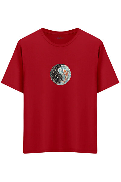 BetterThanCo Balance Printed Crew Neck Oversized T-Shirt