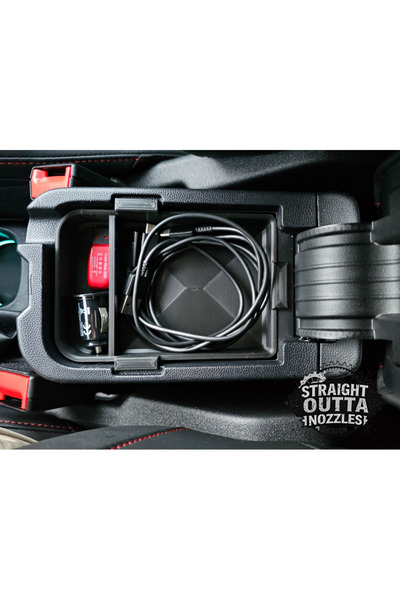 DU&ER 📦   منظم تخزين لمسند ذراع السيارة - منظم متعدد الأقسام للكونسول