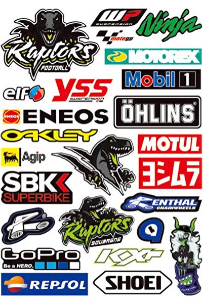 SARİSSA BİSİKLET Araba, Motosiklet, Bisiklet, Kask Sponsor Sticker Seti, Çıka...