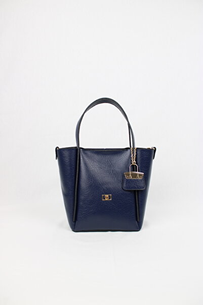 mossi Mornarsko plava ženska torba sa zlatnim detaljima za svakodnevnu upotrebu