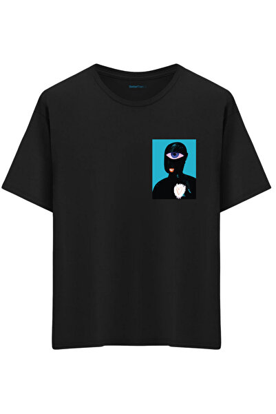 BetterThanCo Oracle Eye Printed Crew Neck Oversized T-Shirt
