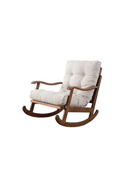 Haymoni Ahşap Kiremit Sallanır Koltuk