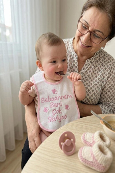 Meriç bebe Baby Girl-Boy, My Grandmother Loves Me Very Much, Velcro Fastened ...