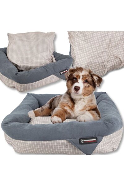 OEM Pat pentru animale de companie cu pernă pentru canapea detașabilă, gri/be...