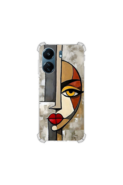 PrintiFy Corner Protection Case Compatible with Poco Poco C65 with Aether Sol...